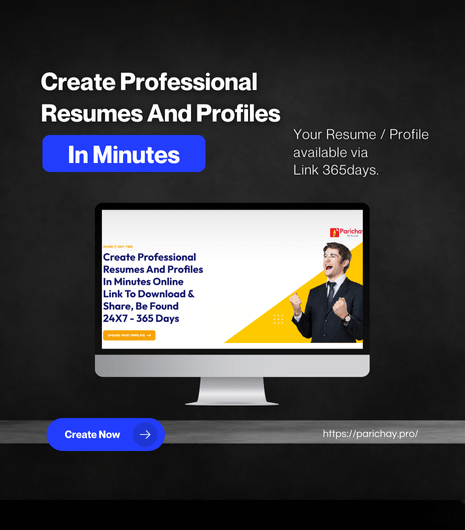 Unicorn Soft Labs a graphical user interface for a website designed to help users create professional resumes and profiles quickly, in just minutes.