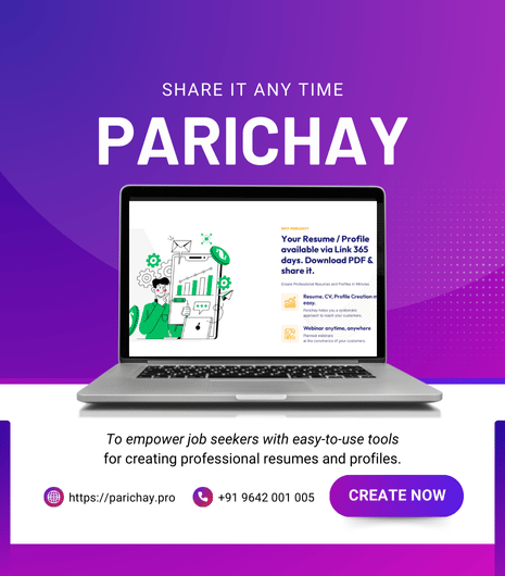 Unicorn Soft Labs The image features a graphical user interface for a service called 'Parichay.'