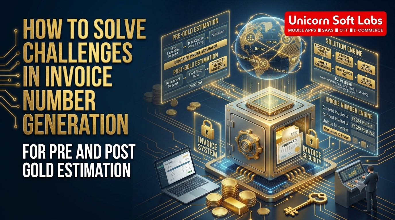 Unicorn Soft Labs How to Solve Challenges in Invoice Number Generation for Pre and Post Gold Estimation